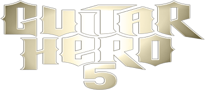 Guitar Hero 5 title screen for Wii